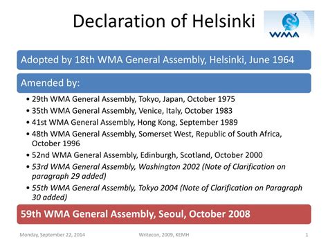 PPT - Declaration of Helsinki PowerPoint Presentation, free download ...