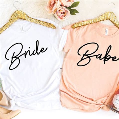 Brides Babes Bride And Babe Bachelorette Party Babe T Etsy