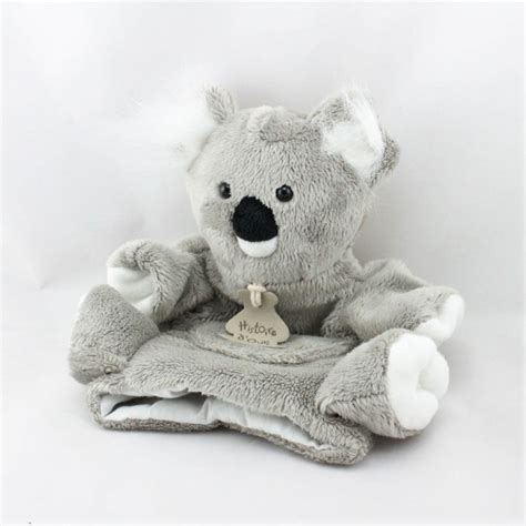 Doudou Plat Marionnette Koala Gris HISTOIRE D OURS