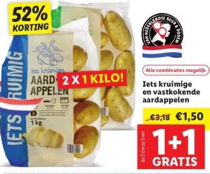 Iets Kruimige En Vastkokende Aardappelen Aanbieding Bij Lidl