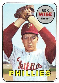 The Trading Card Database 1969 Topps 188 Rick Wise Phillies