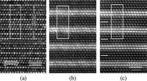 High Resolution A TEM And B Z Contrast STEM Images Of The 14H LPSO