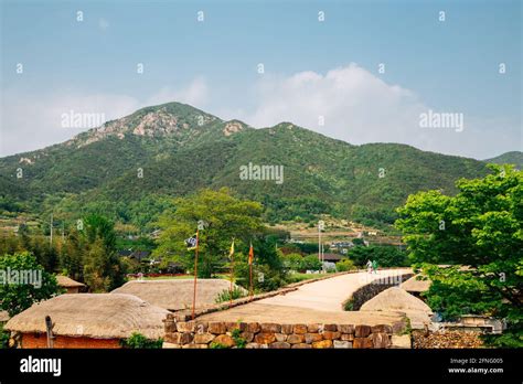 Naganeupseong Nagan folk village in Suncheon, Korea Stock Photo - Alamy