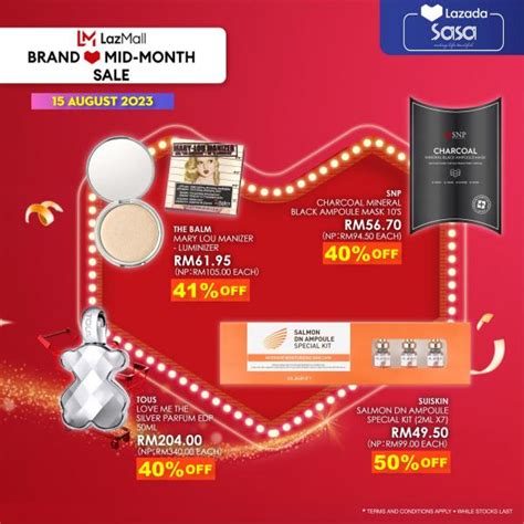 15 Aug 2023 Sasa Lazada Mid Month Sale
