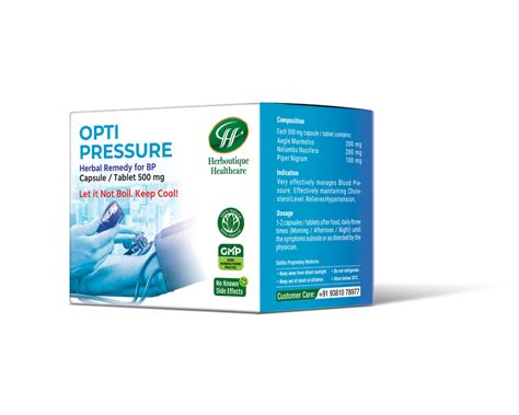 Opti Pressure Herbal Remedy For Bp Capsule At Rs 800 Herbal Heart