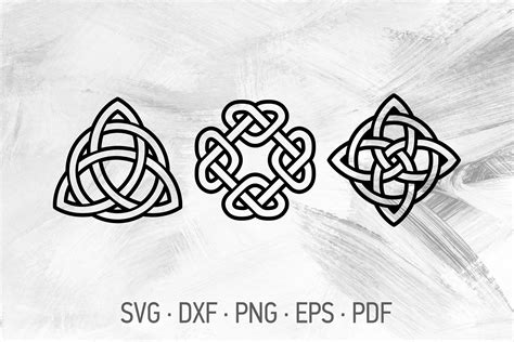 Celtic Knots SVG Bundle Cricut Cut Files Simple Celtic Knots Etsy