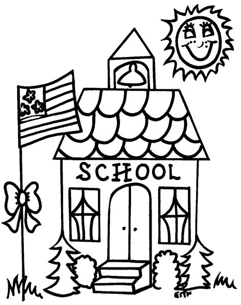 Back School Coloring Sheets School Supplies Coloring Page Muncie