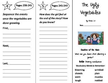 The Ugly Vegetables Trifold Journeys Nd Grade Unit Week