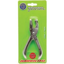 Perforadora Barrilito Orificios De Metalico Pieza