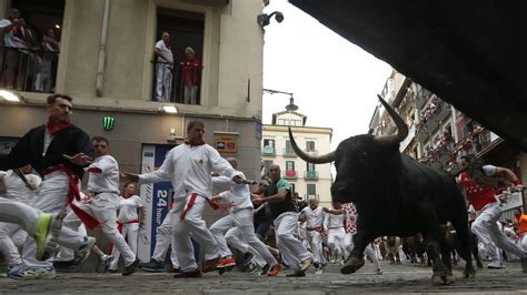 Los toros de Nuñez del Cuvillo protagonizan un vistoso encierro