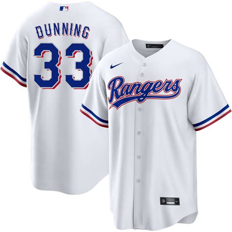 Dane Dunning Texas Rangers Home Jersey – American Game Day