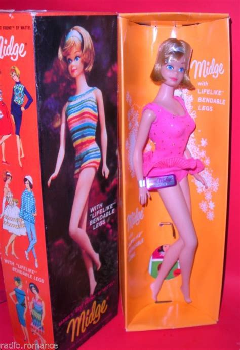 Vintage 1966 Ash Blonde Bendable Leg American Girl Midge Barbie 1080