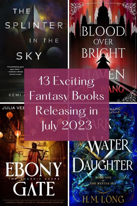 July 2023 Fantasy Books New Releases