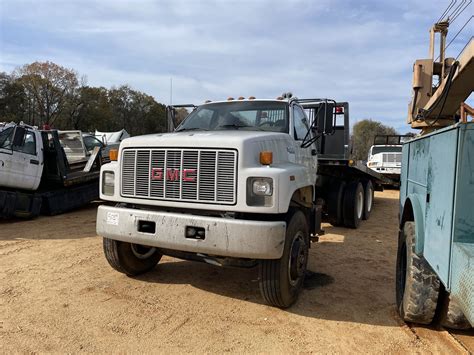 1992 Gmc Topkick Rollback Truck Jm Wood Auction Company Inc