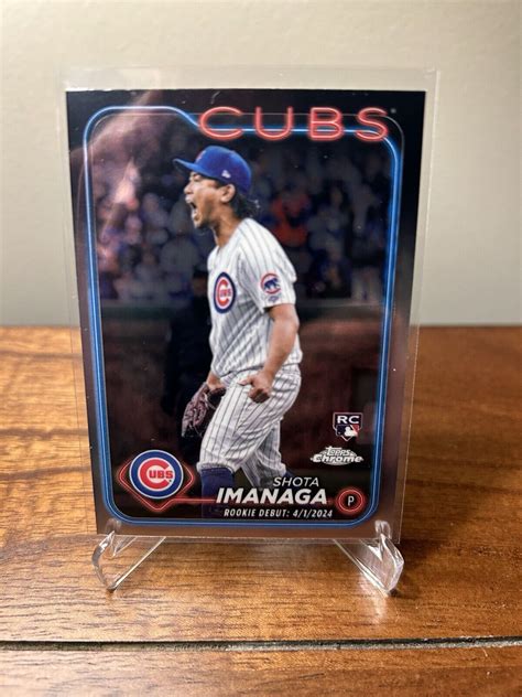 2024 Topps Chrome Update Shota Imanaga USC95 RC Chicago Cubs EBay