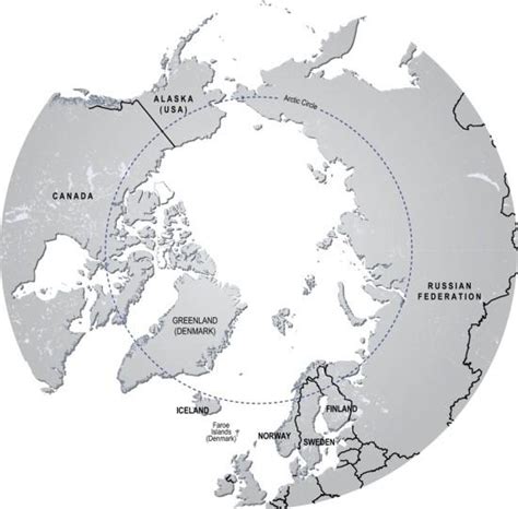 Political Map Of The Arctic Region Download Scientific Diagram