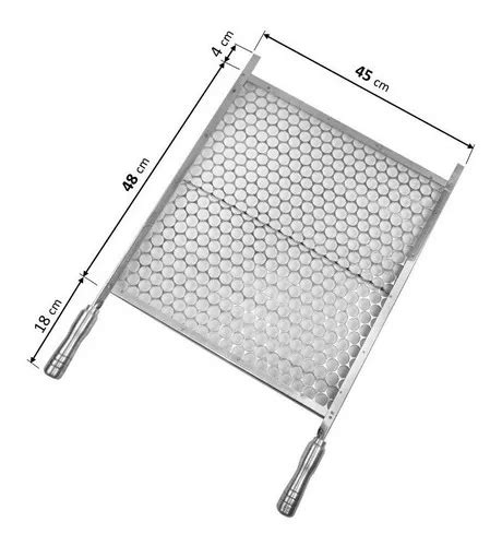 Grelha A O Inox Tela Moeda X Churrasqueira Cabo Alum Nio Mercadolivre