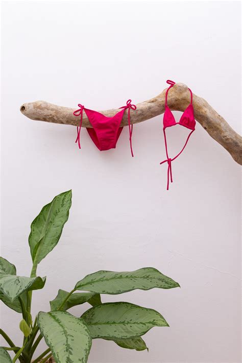 GIRLS BIKINI TRIANGLE Pink Aqua Swimwear