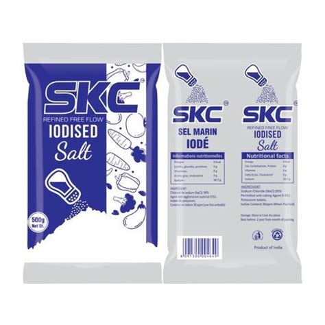 Crystal Refined Free Flow Iodised Salt Packaging Size 500 G At Rs