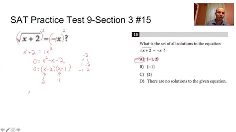 Practice Test 9 Sat Answers Sat Tests Testpreptoolkit