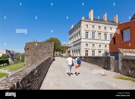 France Pas De Calais Boulogne Sur Mer Walk Along The Ramparts Of The