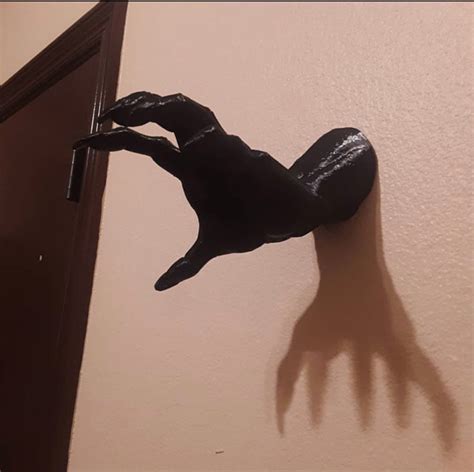 Pair Of 3d Printed Large Creepy Reaching Devil Hands Etsy