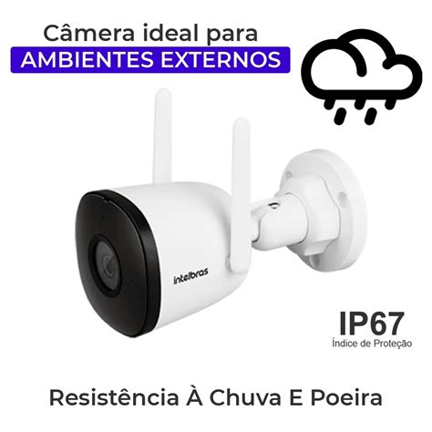 Camera De Video Monitoramento Externa Seguran A Wi Fi Full Hd Im Sc C