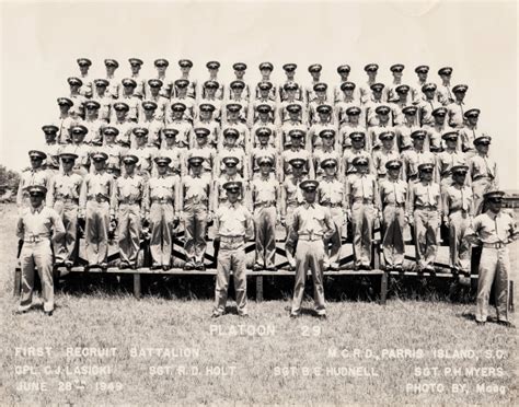 1948 59 Mcrd Parris Island 1949 Mcrd Parris Island Platoon 29 The Military Yearbook Project