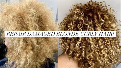 Damaged Curly Hair Before And After