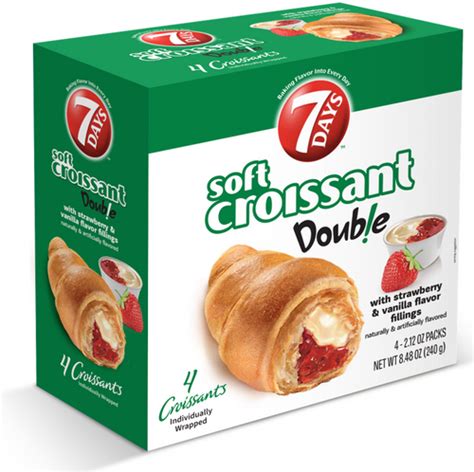 7Days Soft Croissant Family 4-Pack, Vanilla