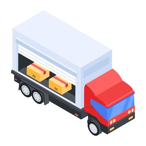 Premium Vector Delivery Services Isometric Icon