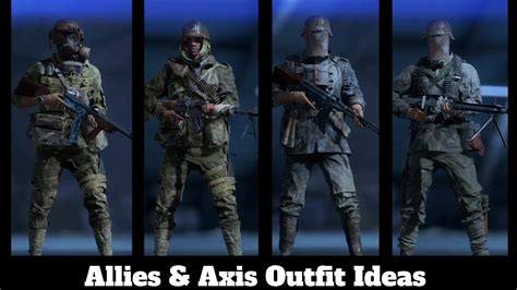 Battlefield V Outfit Ideas Allies And Axis Youtube