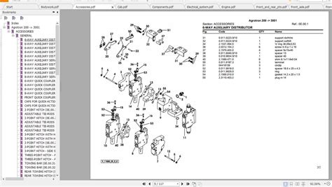 Deutz Fahr Tractor Agrotron 200 Parts Catalog