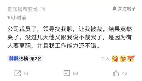 公司裁员，领导找我聊，让我被裁。过了几天又说不裁了，因为有其他同事要离职 搜狐大视野 搜狐新闻