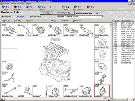 Discover The Comprehensive Toyota Forklift Parts Diagram In The Parts