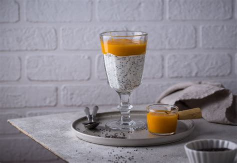 Chia Seed Pudding With Mango Puree A Flavorful Boost For Digestive Health