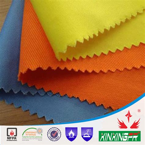 7oz Cotton Fire Resistant Antistatic Twill Fabric With Nfpa2112