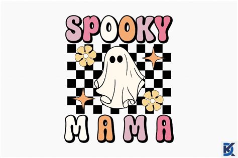 Retro Spooky Mama Svg Graphic By Designking Creative Fabrica