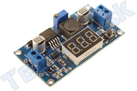 Lm Step Down Meni S Voltmetrom Dc Dc Techfun Sk Naj Arduino Shop