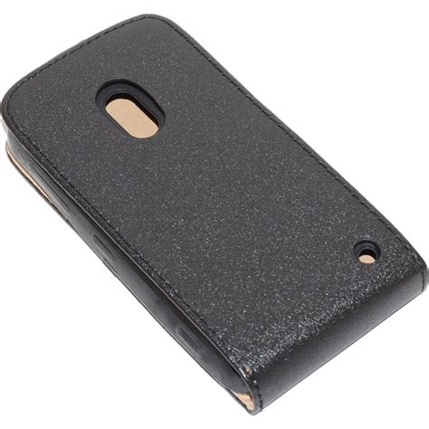 Flip Custodia Book Silicone Case Per Nokia Lumia Black