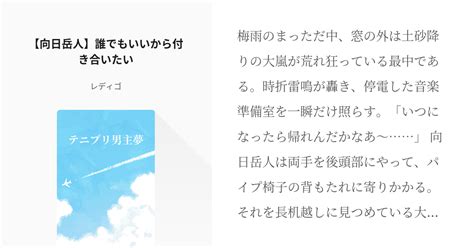 23 【向日岳人】誰でもいいから付き合いたい テニプリbl男主夢 レディゴの小説シリーズ Pixiv