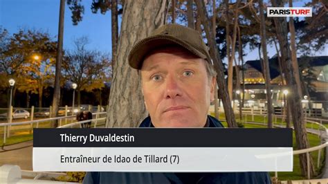 Thierry Duvaldestin revient sur le succès dIdao de Tillard dans le