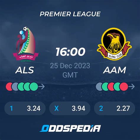 Al Shabab Manama Vs Al Ahli Manama Predictions Odds Live Score Stats