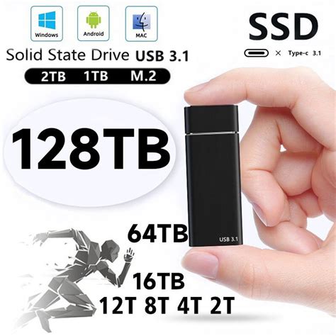 Ta Nabilir Ssd Tb Y Ksek H Zl Usb Tip C Tb Tb Sabit Diskler