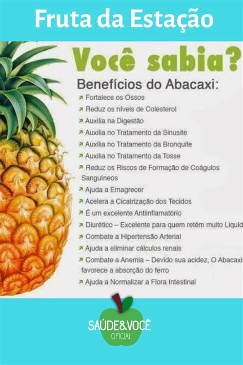 Benefícios do Abacaxi em 2023 Benefícios do abacaxi Saúde e nutrição