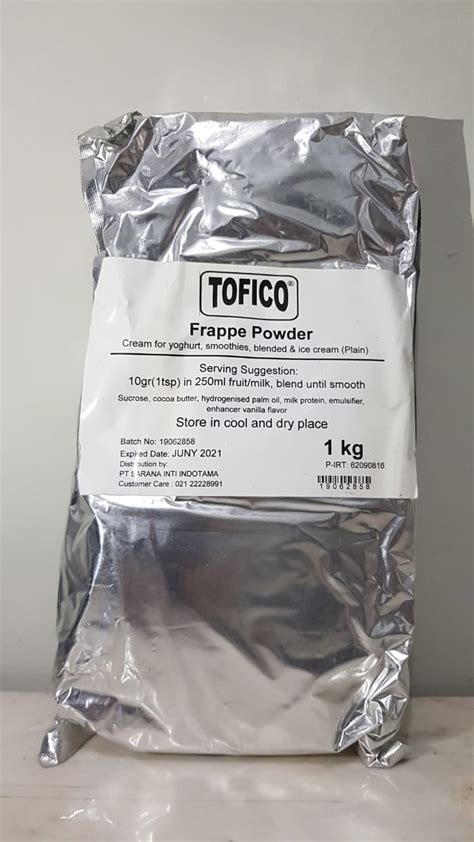 Bubuk Minuman Frappe Tofico Powder 1KG Lazada Indonesia