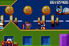 Screenshot Of James Pond 2 Codename RoboCod Game Boy Advance 1991