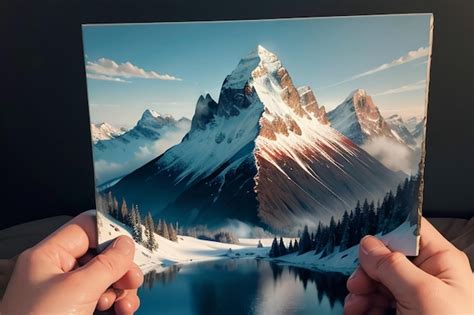 Premium Ai Image High Altitude Mountain Peak Snow Mountain Peak