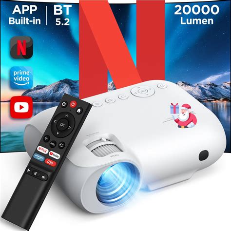 Amazon Yoton Y Netflix Projector With Wifi And Bluetooth