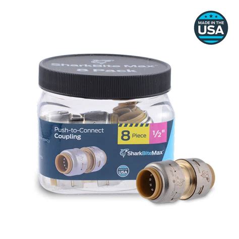 Reviews For Sharkbite Max In Push To Connect Brass Coupling